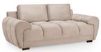 Azzuro Sofa - Mocha Velvet Fabric - 2 Seater