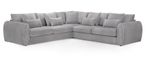Mirabel Large Corner Sofa - Grey Fabric