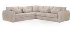 Mirabel Large Corner Sofa - Mocha Fabric
