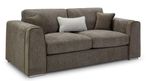 Naples Sofa - Mocha Fabric - 3 Seater