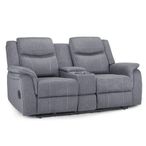 Galaxy Sofa - Tech Grey Fabric - 2 Seater