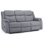 Galaxy Sofa - Tech Grey Fabric - 3 Seater