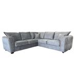 Serena Corner Sofa - Silver Grey Fabric
