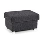 Wilcot Storage Footstool - Grey Fabric