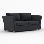 Kendle Sofa Bed - Sunningdale Granite Fabric - 2 Seater