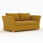 Kendle Sofa Bed - Sunningdale Saffron Fabric - 2 Seater