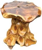 Lombok Lamp Table - Mushroom