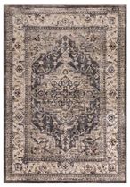 Classic Heritage Sovereign Medallion Rug - Charcoal - 120cm x 166cm