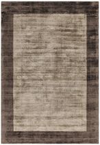 Contemporary Plain Blade Rug - Border 02 - Choco Mocha - Sizes Available