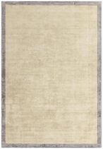 Contemporary Plain Blade Rug - Border 07 - Putty Silver - Sizes Available