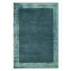 Contemporary Plain Ascot Rug - Aqua Blue - Sizes Available