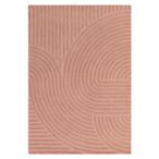 Contemporary Plain Hague Rug - Blush - Sizes Available