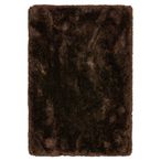 Cosy Textures Plush Rug - Dark Chocolate - Sizes Available