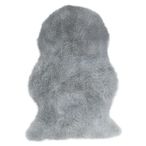 Cosy Textures Auckland Luxury Rug - Silver Faux Sheepskin - Sizes Available