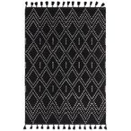 Natural Weaves Rug - Nepal - Black and Cream Diamond - Sizes Available