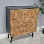 Chest - 3 Drawer - Wooden - Wood