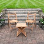 Garden Chair Set - Teak Wood - Folder Style