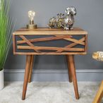 Bedside Table - 1 Drawer - Sheesham Wood