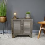 Cabinet - Grey Metal - 2 Door - Small