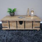 Coffee Table - Large Trunk - Mango Wood