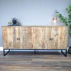 Sideboard - Mango Wood - 4 Door - Large - 168cm