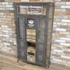 Storage Cabinet - Wood and Metal - Multi Drawer - Apothecary - Large