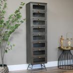 Storage Unit - Metal and Glass