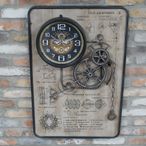 Industrial Gear Wall Clock