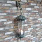 Black Hanging Lantern - Set of 2 - Metal