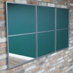 Wall Mirror - Large - Grey Metal