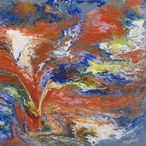 Multi-Coloured Wall Art - Square - Resin