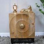 Bedside Cabinet - 1 Door - Mango Wood