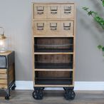 Storage Cabinet - Wood and Metal