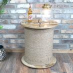 Side Table - Mango Wood - Round - 49cm