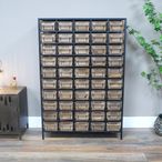 Storage Unit - Wood and Metal - Large - Multi Drawer