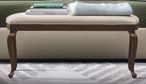 Verdi Bench - Padded - Walnut - French Style