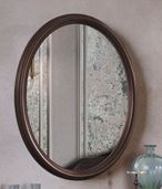 Verdi Wall Mirror - Oval - Walnut - French Style
