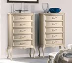 Verdi Chest - 5 Drawer - Midi - Ivory - French Style