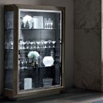 Elite Vitrine - 2 Door - Silver Birch