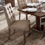 Roma Dining Chair - Leather Vermont - Walnut