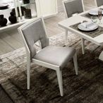 Roma Dining Chair - Leather Vermont - White