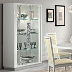 Roma Vitrine - 2 Door - Glamuor - White
