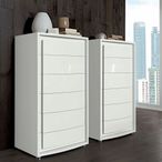 Dama Bianca Chest - 6 Drawer - Tall - White
