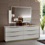 Kharma Chest - 6 Drawer - Wide - White