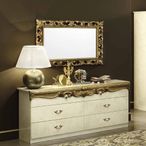 Barocco Dresser - Double - Ivory and Gold