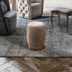 Nabucco Pouf - Round - Fabric