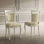 Giotto Dining Chair - Casablanca Fabric - Bianco Antico