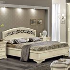 Torriani Bed - Botticelli - 6ft Queen Size - Ivory