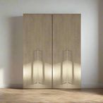 Denali Wardrobe - 4 Door - Sand Birch