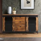Brescia Sideboard - 2 Door - Medium - 150cm - Mango Wood - Industrial Style